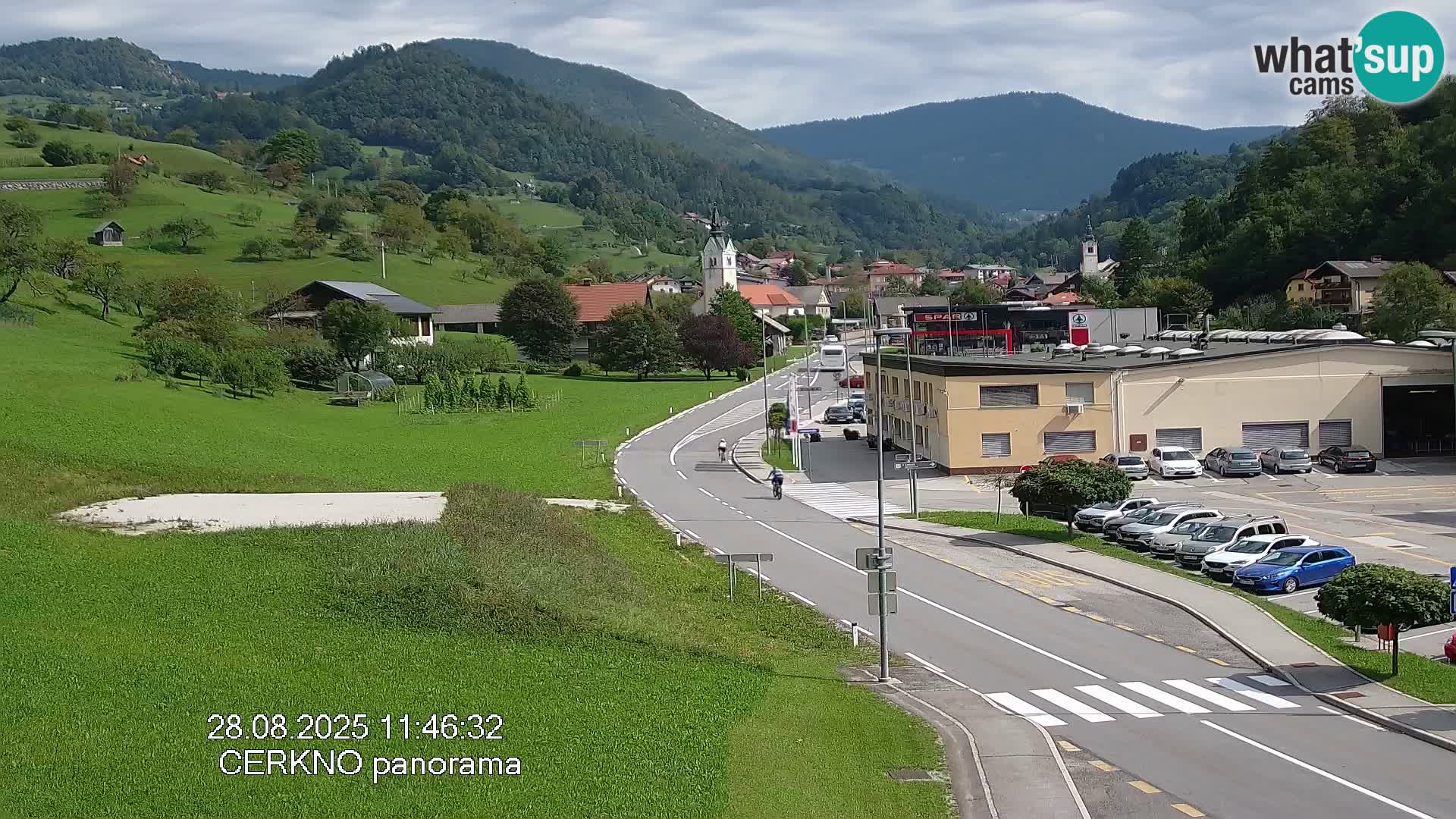 Cerkno ulaz u grad – Kamera uživo