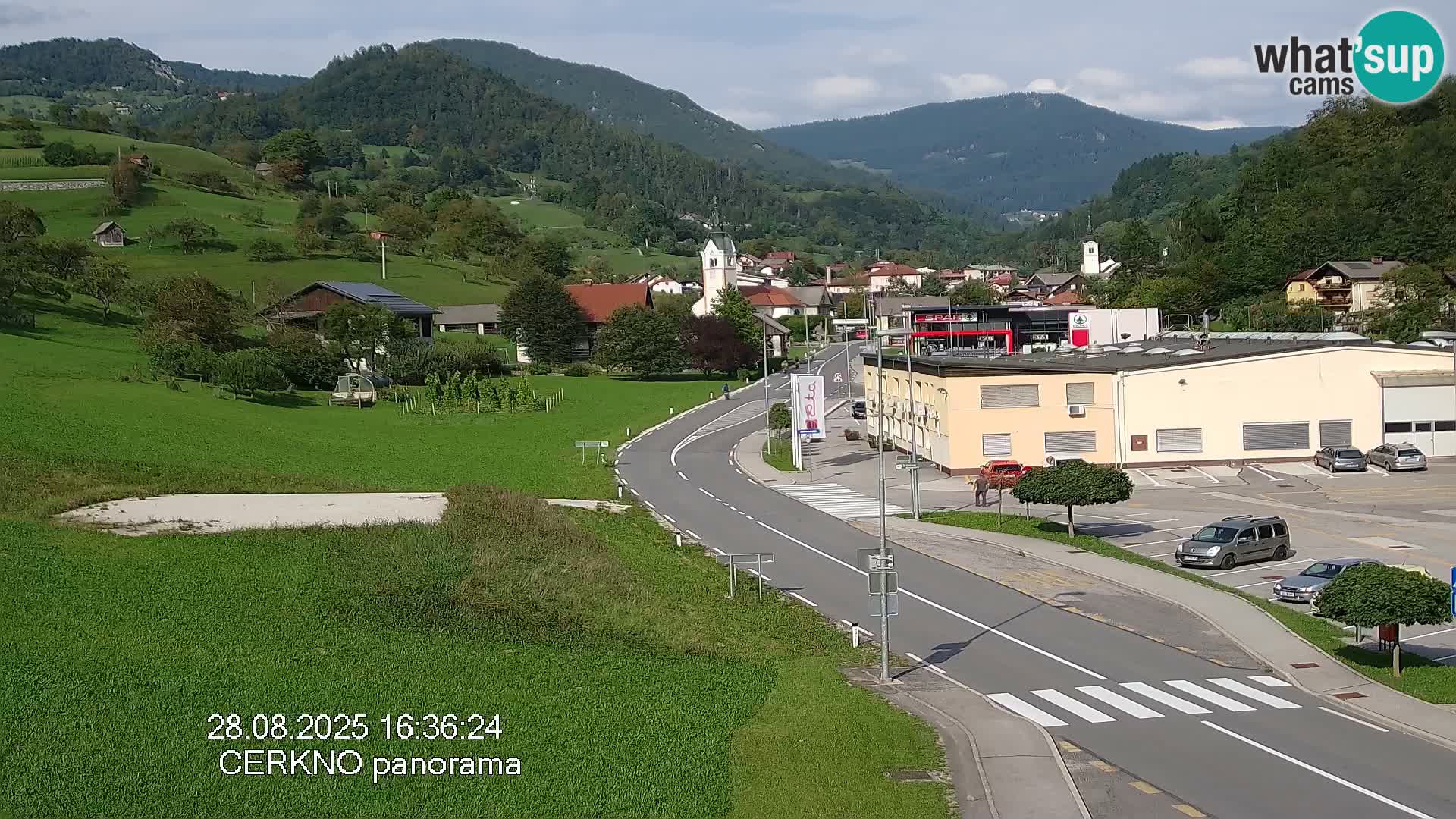 Webcam Ingresso Città di Cerkno