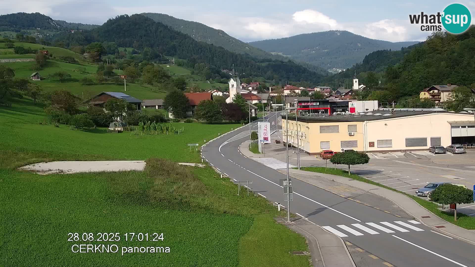 Webcam Ingresso Città di Cerkno