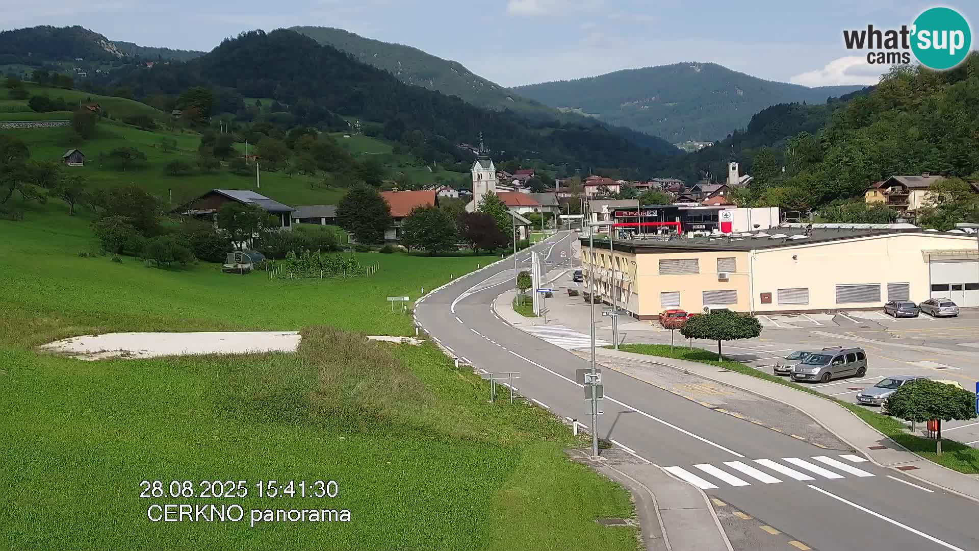 Cerkno ulaz u grad – Kamera uživo
