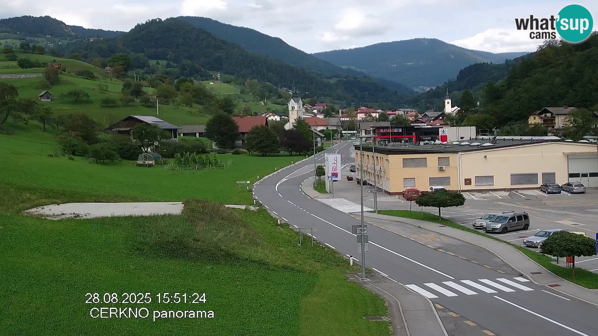 Cerkno Stadteingang Live-Webcam