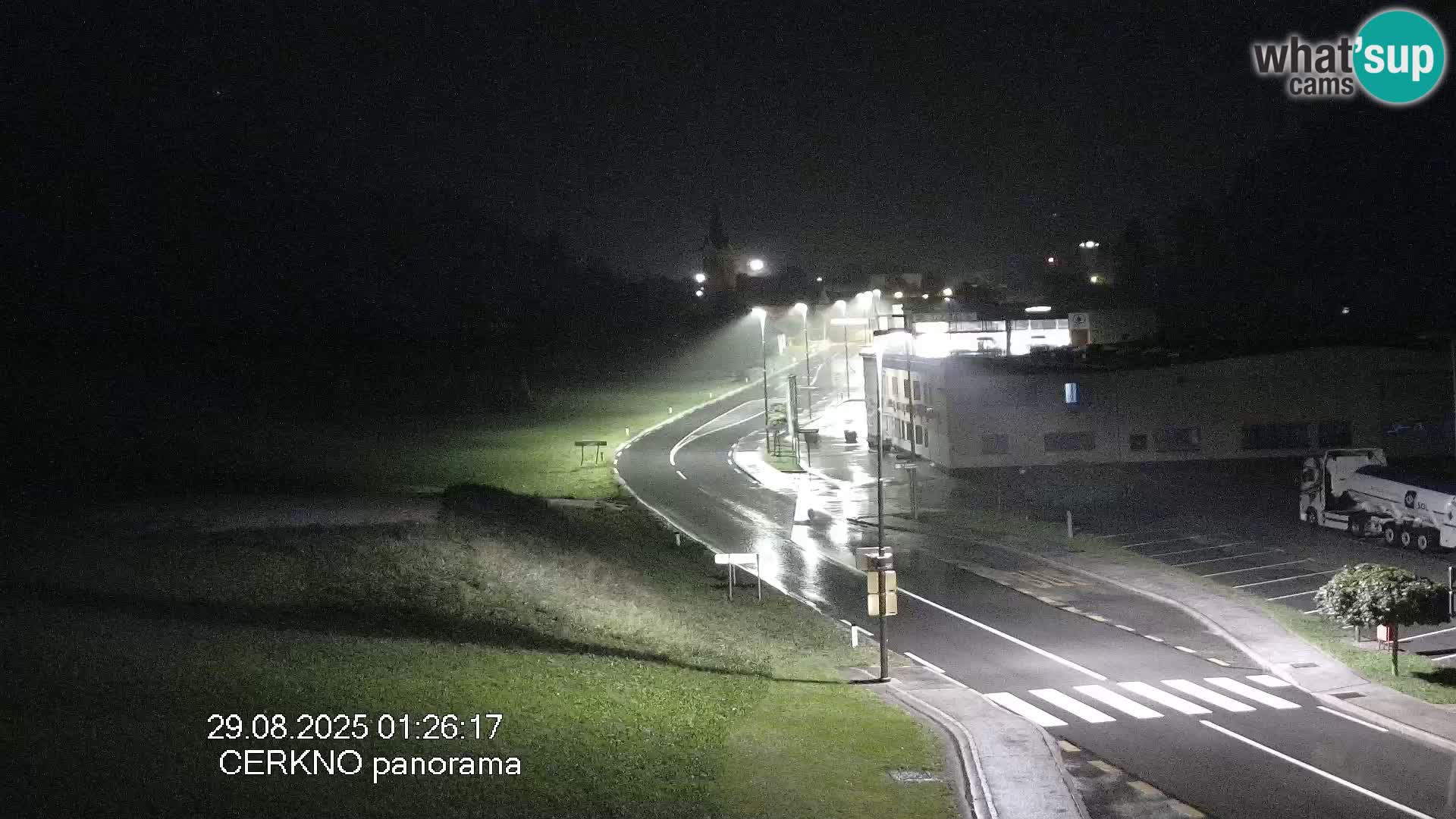 Cerkno entrada a la ciudad Webcam en vivo