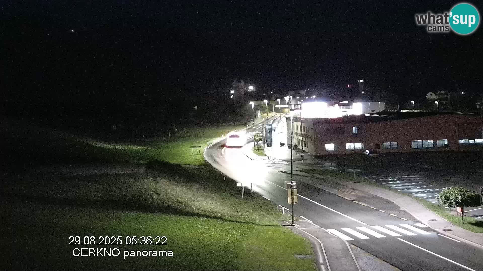 Cerkno city entrance Live Webcam