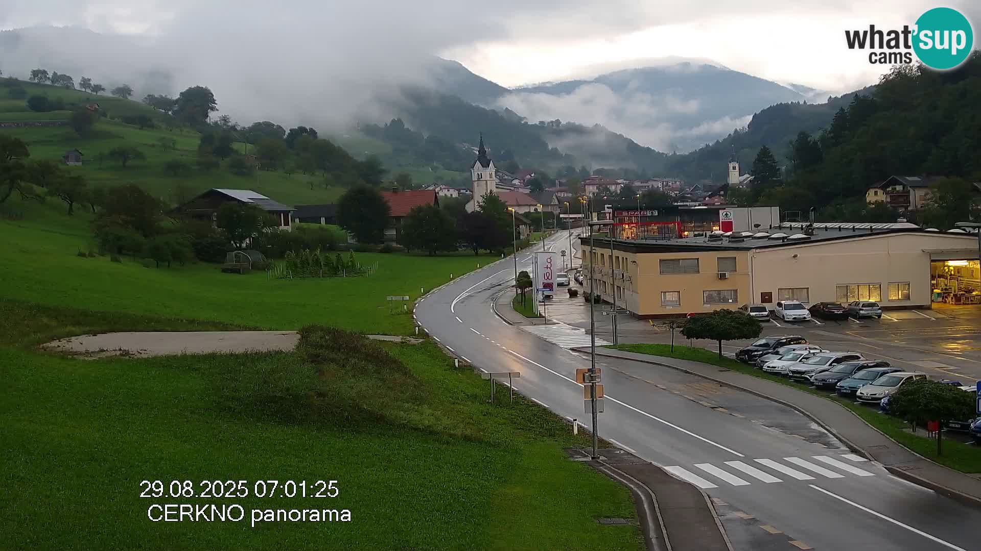 Cerkno Stadteingang Live-Webcam