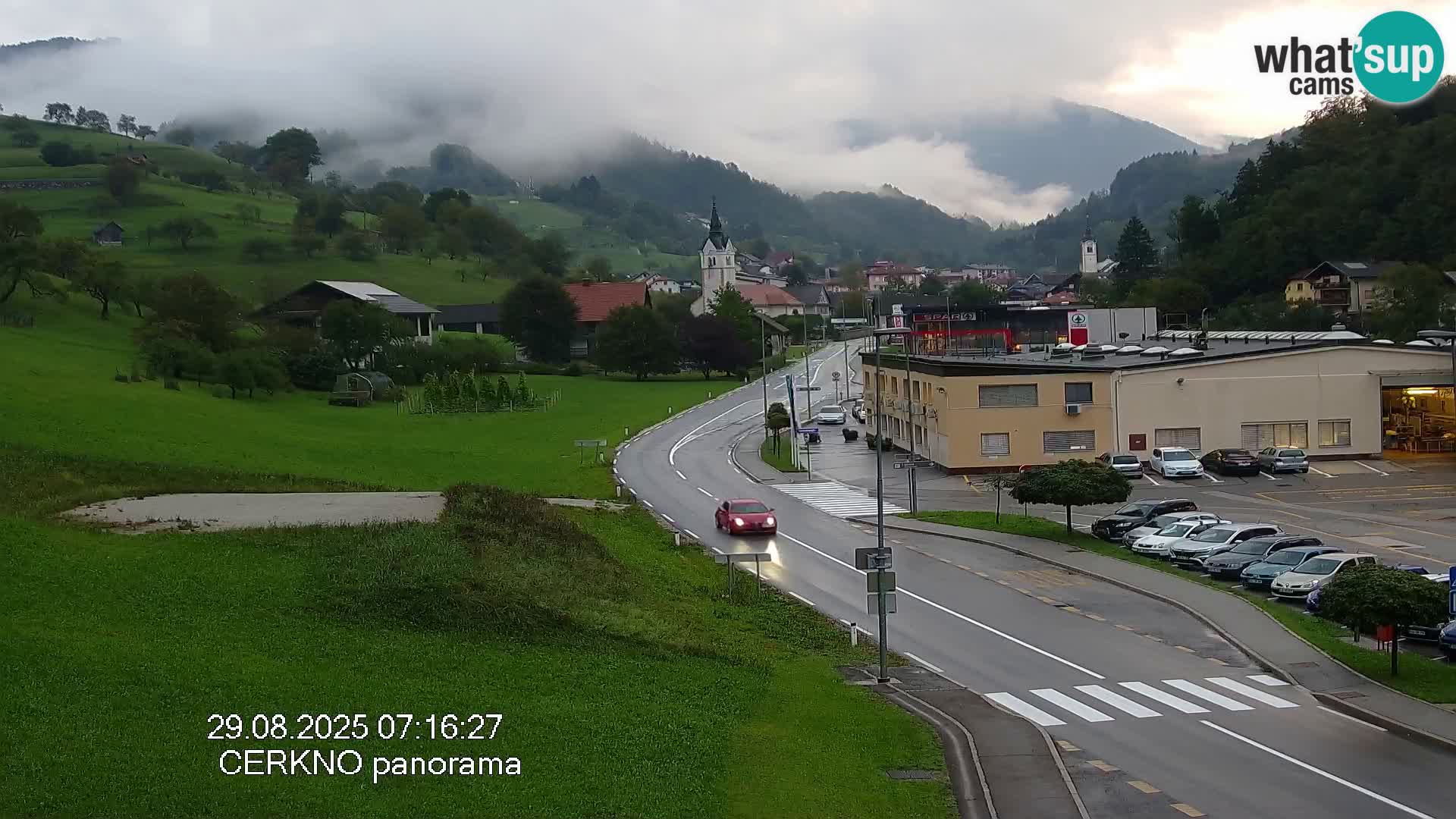 Cerkno Stadteingang Live-Webcam