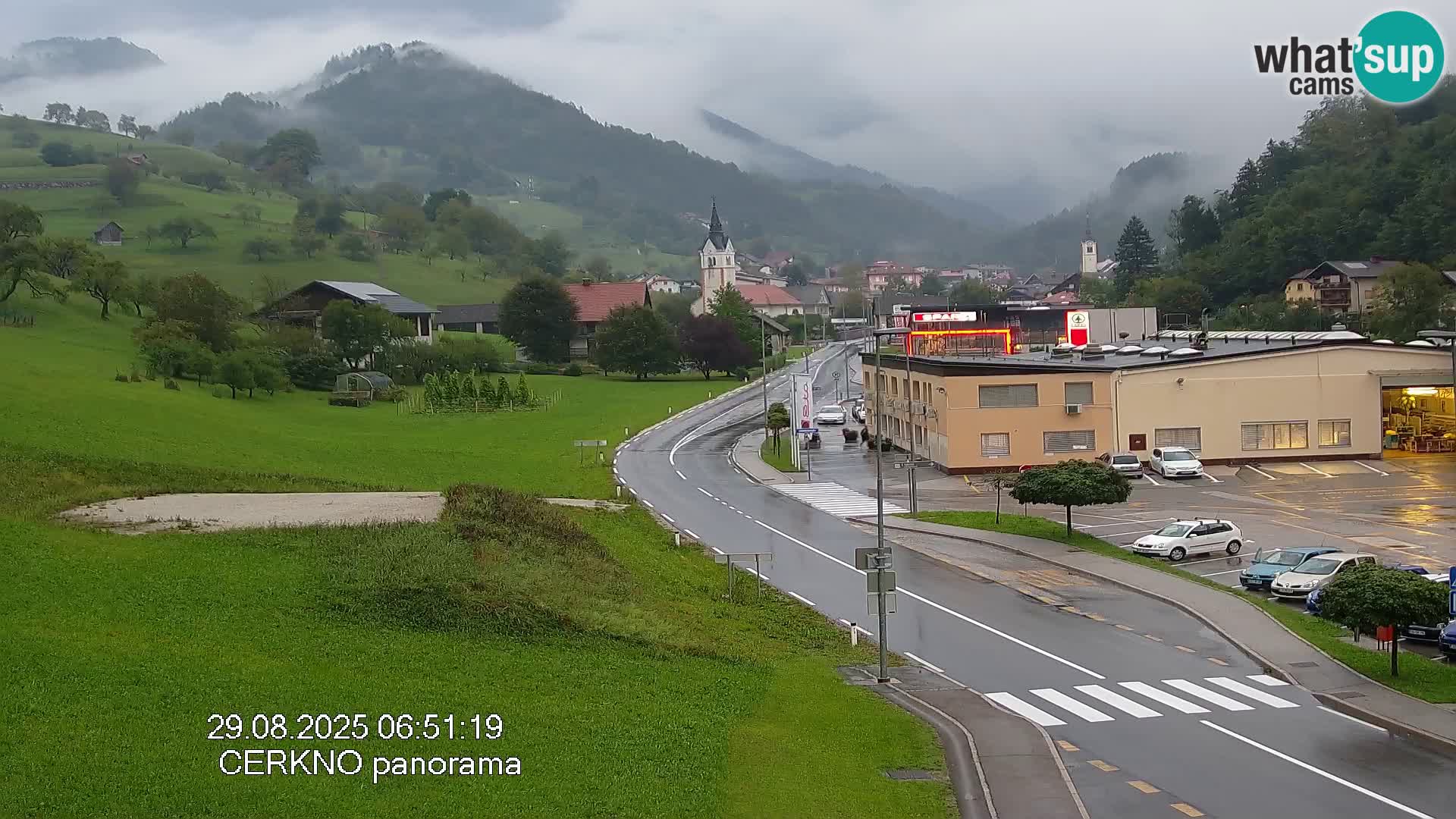 Cerkno Stadteingang Live-Webcam