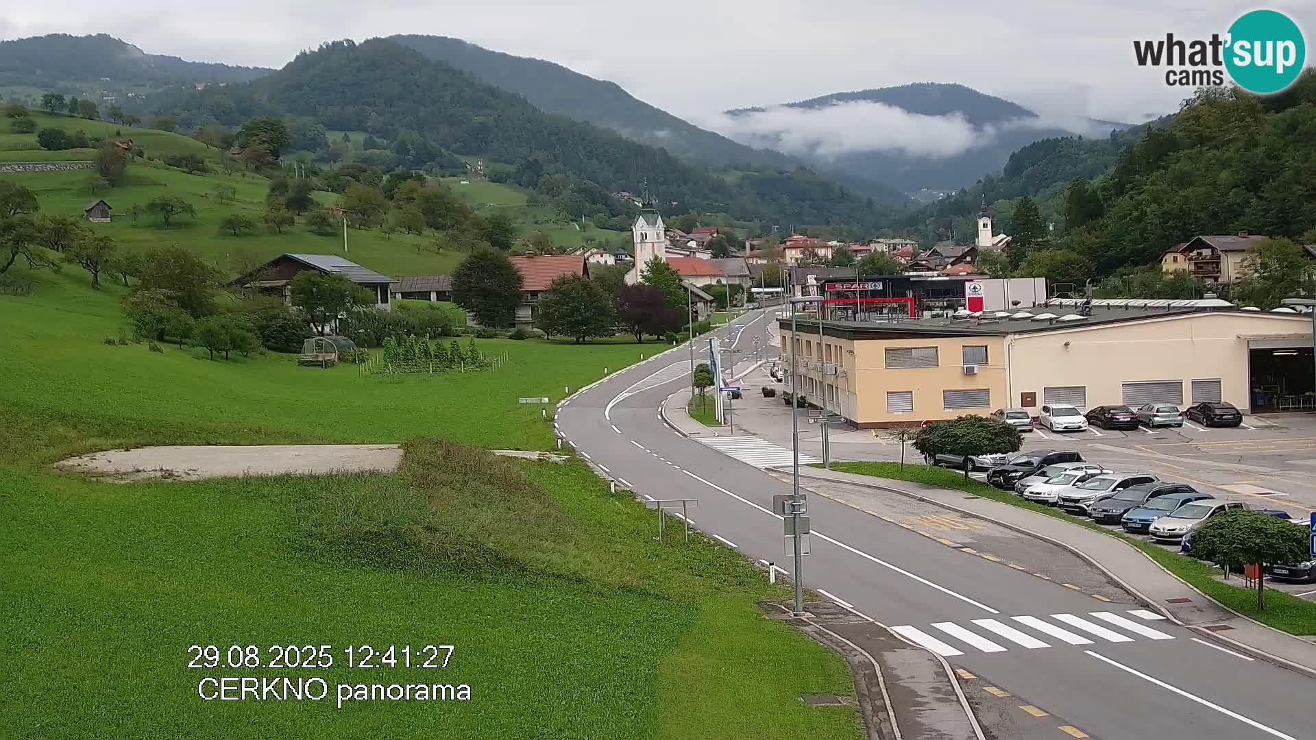 Cerkno ulaz u grad – Kamera uživo