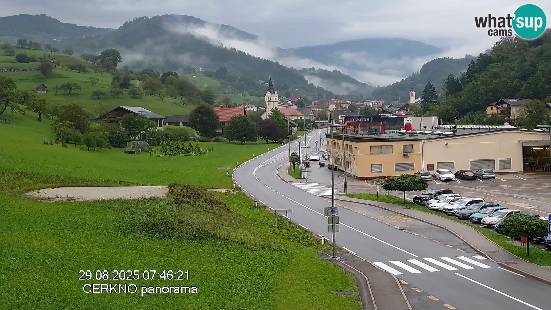 Cerkno Stadteingang Live-Webcam