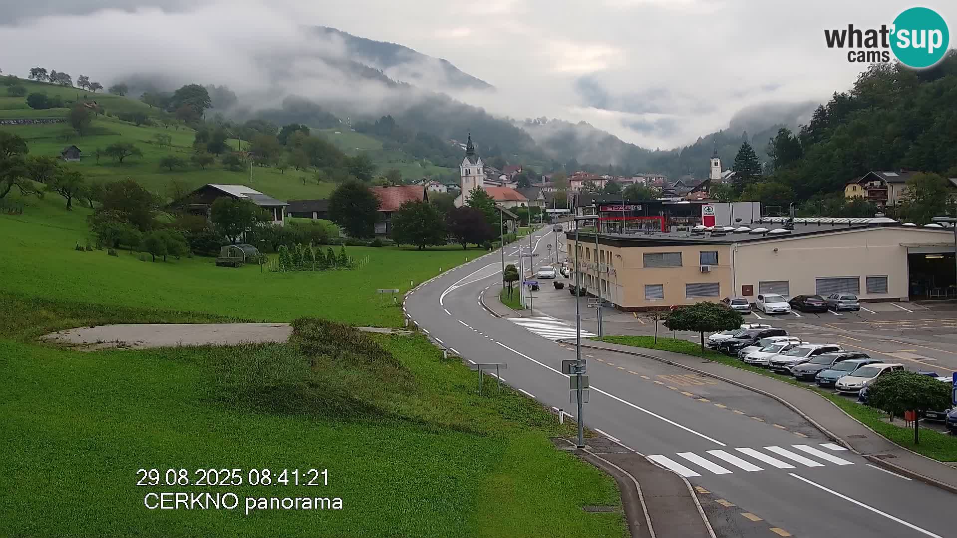 Cerkno Stadteingang Live-Webcam