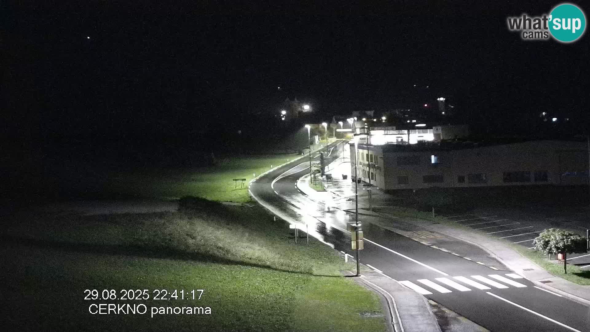 Cerkno entrada a la ciudad Webcam en vivo