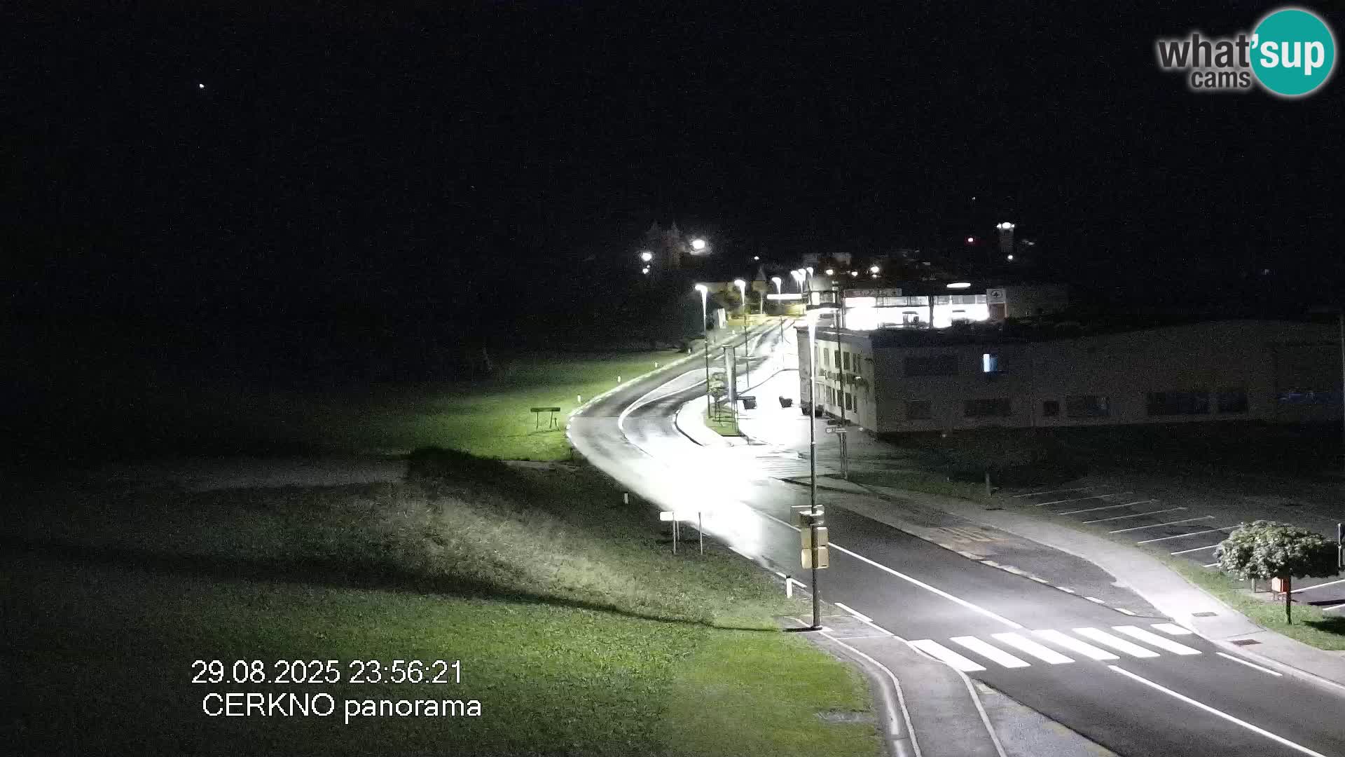 Cerkno city entrance Live Webcam