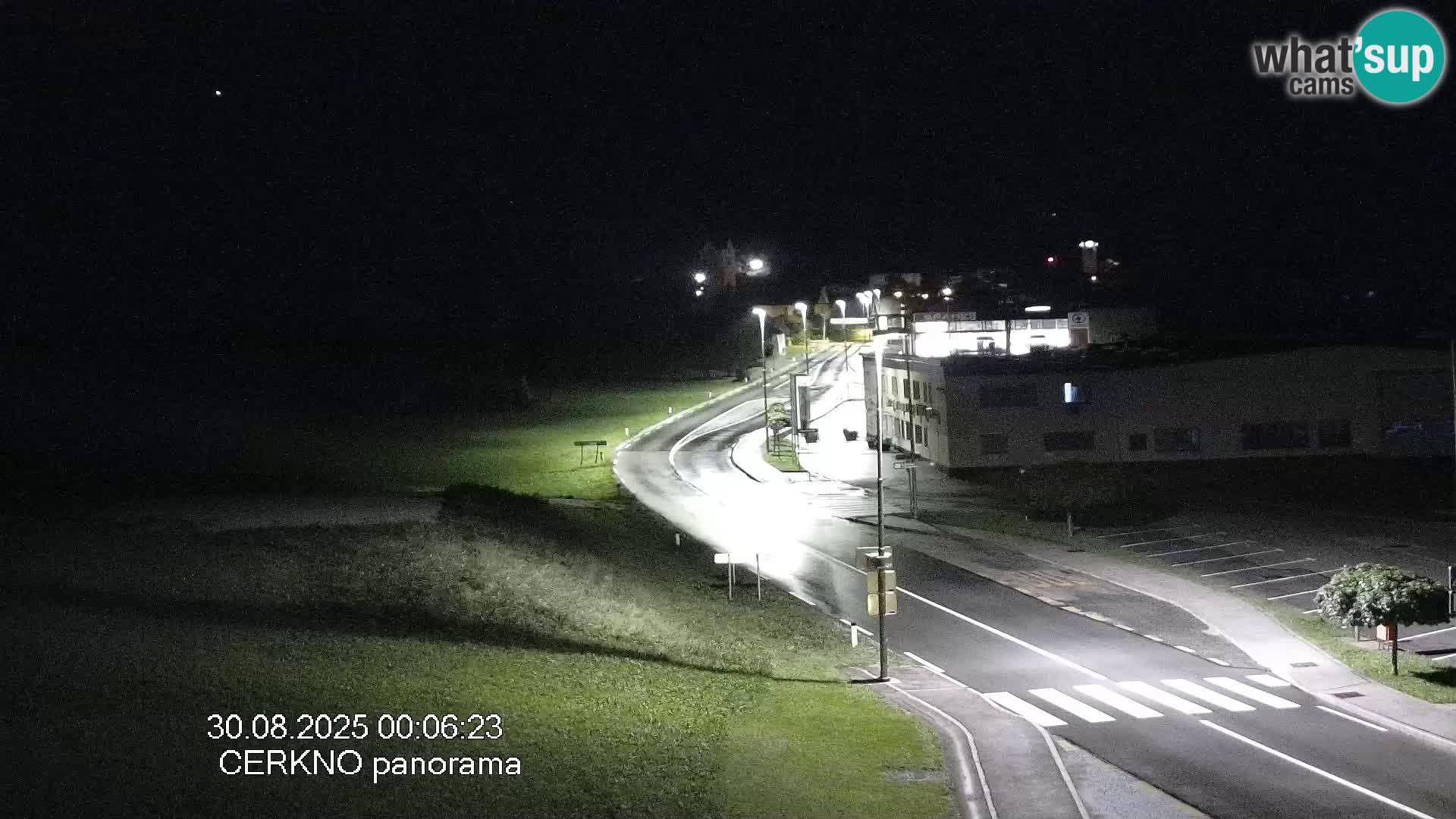 Cerkno city entrance Live Webcam