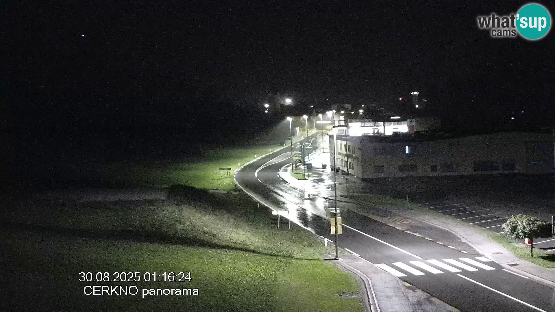 Cerkno city entrance Live Webcam