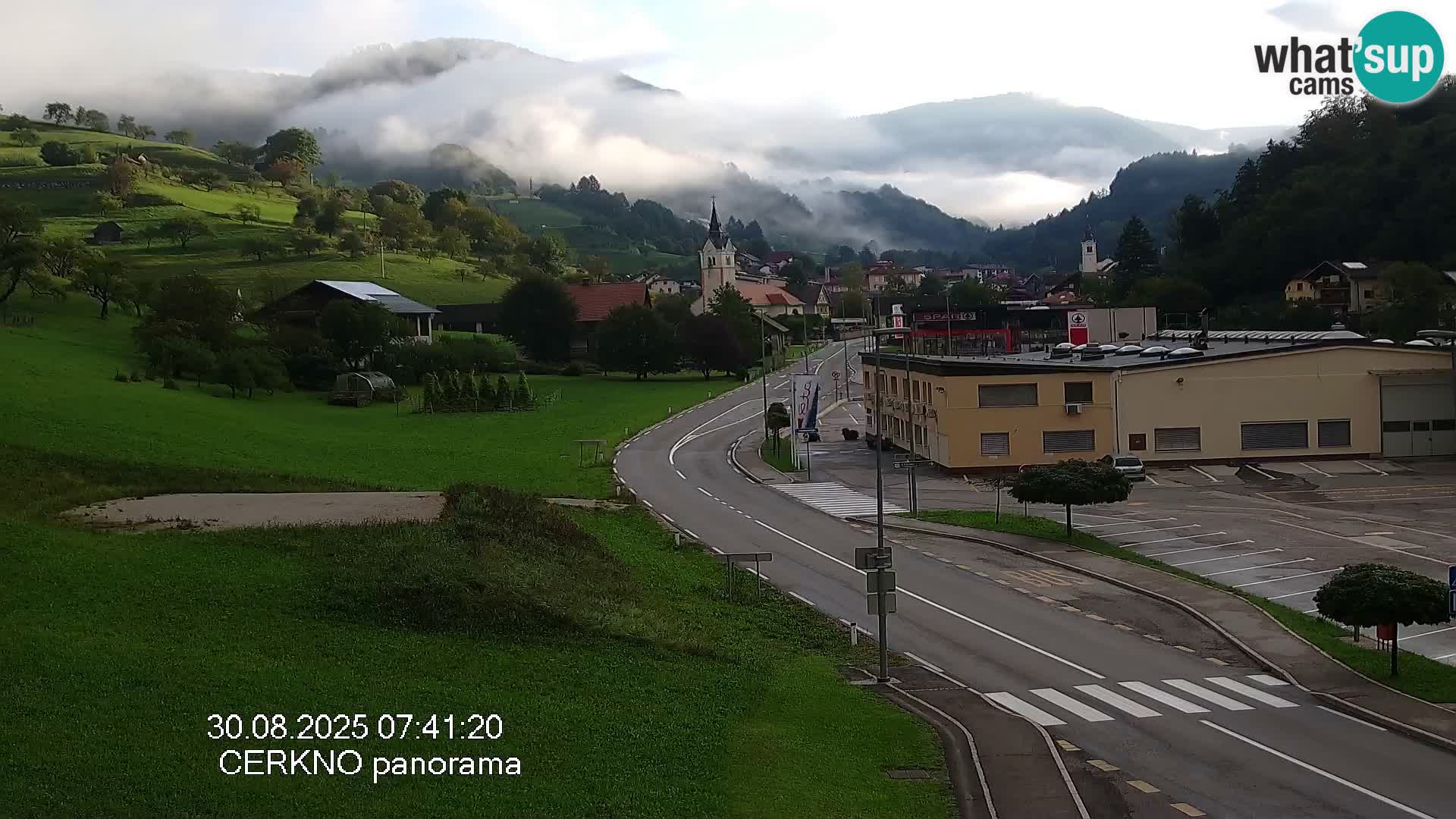 Webcam Ingresso Città di Cerkno