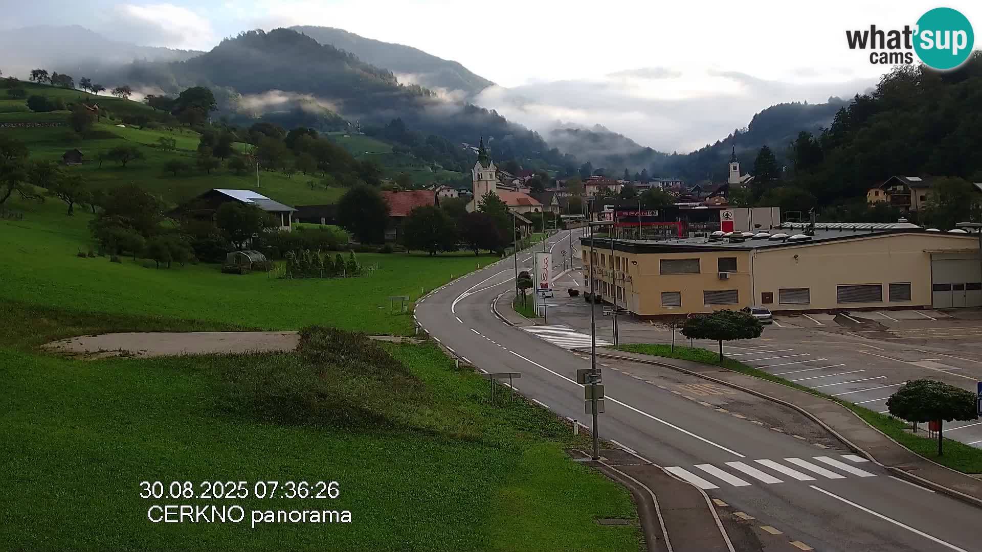 Cerkno Stadteingang Live-Webcam