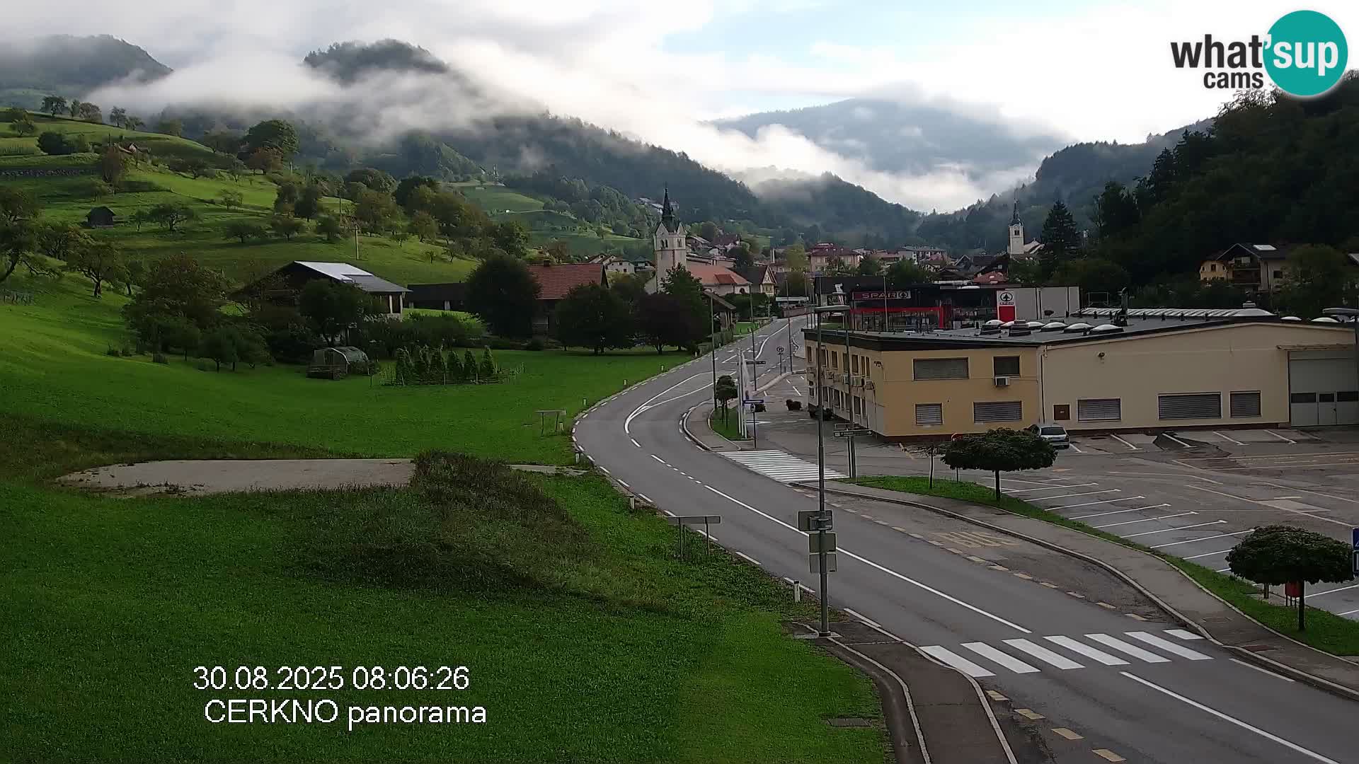 Cerkno Stadteingang Live-Webcam