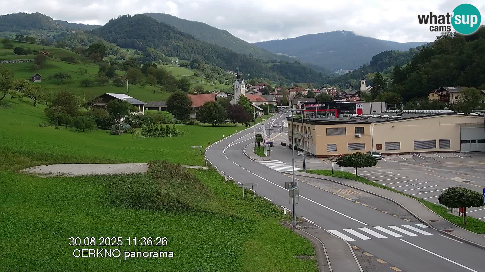Cerkno Stadteingang Live-Webcam