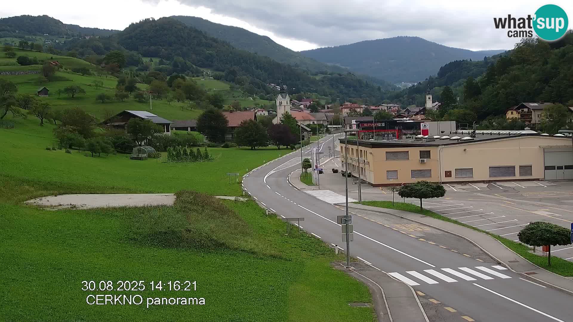 Cerkno ulaz u grad – Kamera uživo