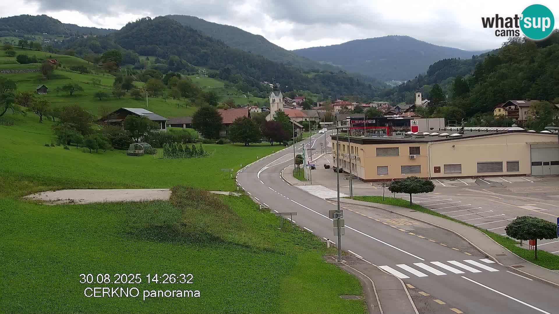 Webcam Ingresso Città di Cerkno