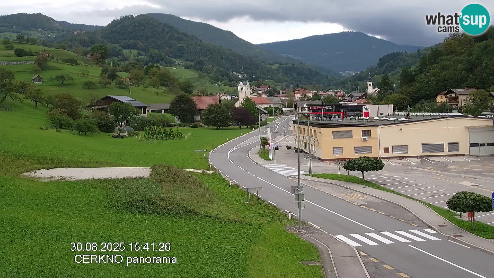 Cerkno Stadteingang Live-Webcam