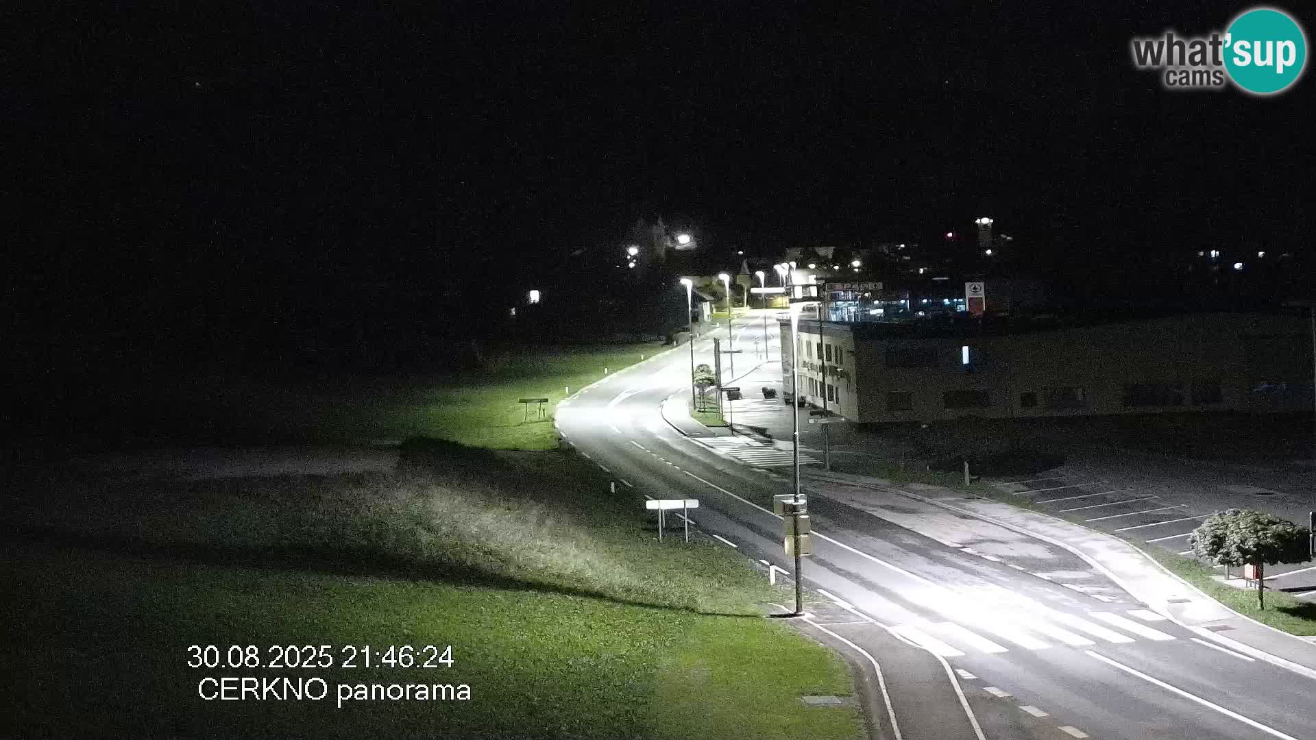 Cerkno city entrance Live Webcam