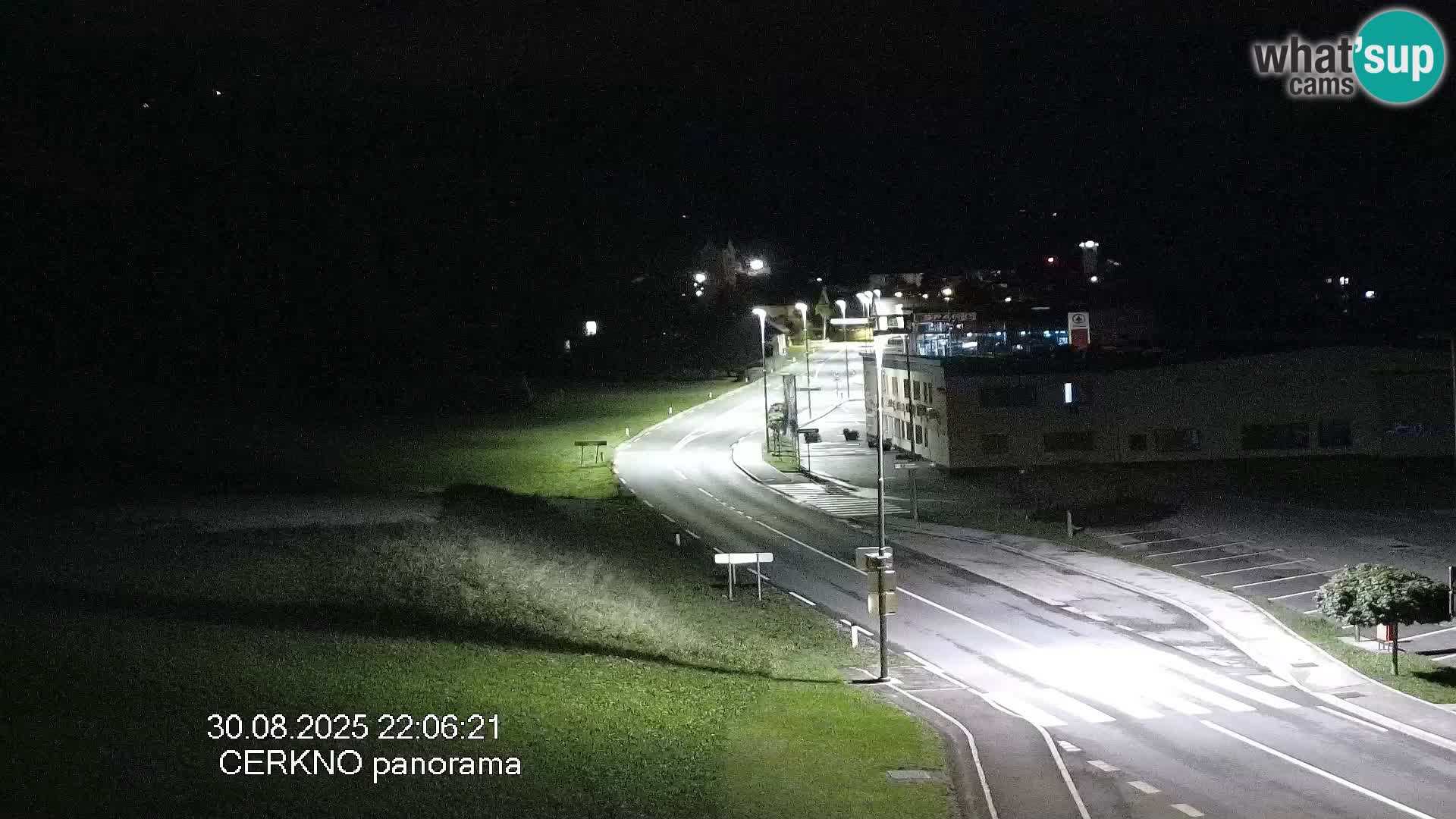 Cerkno entrada a la ciudad Webcam en vivo