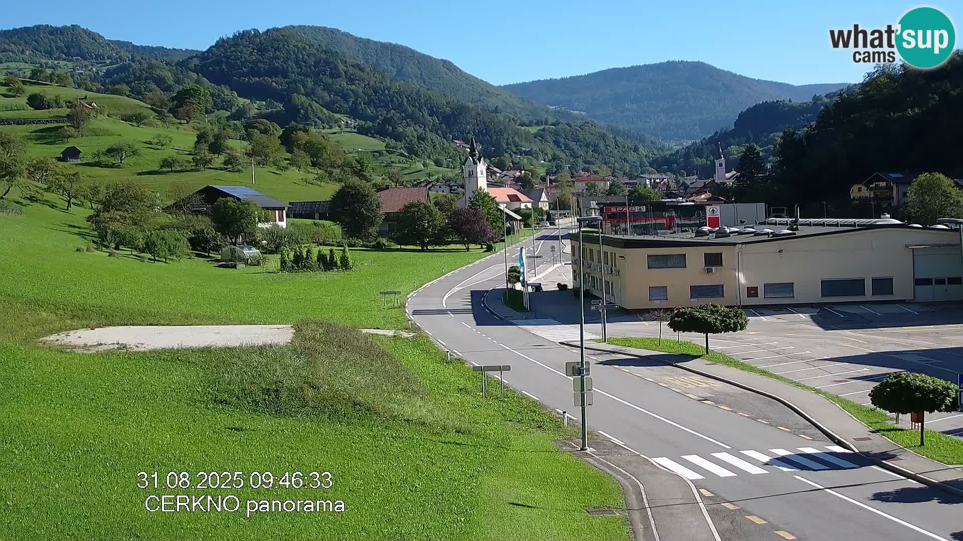 Cerkno Stadteingang Live-Webcam