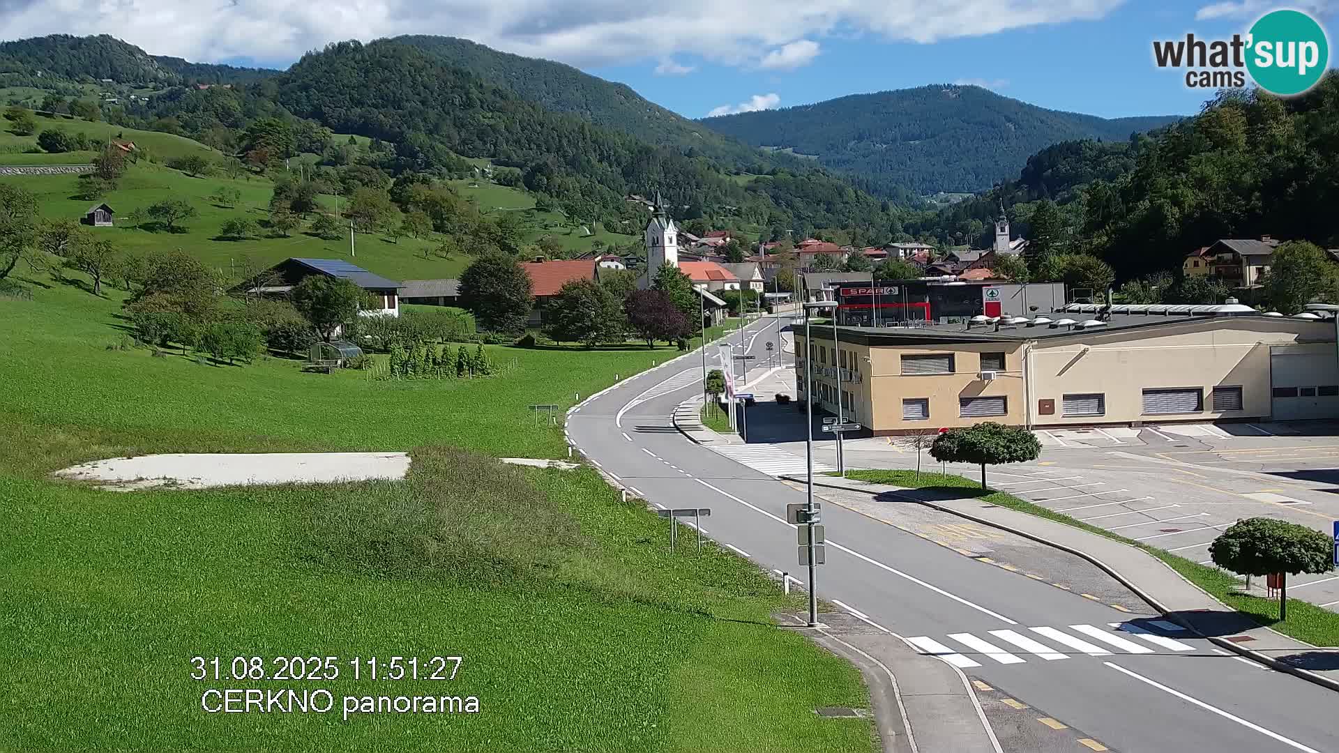 Cerkno Stadteingang Live-Webcam