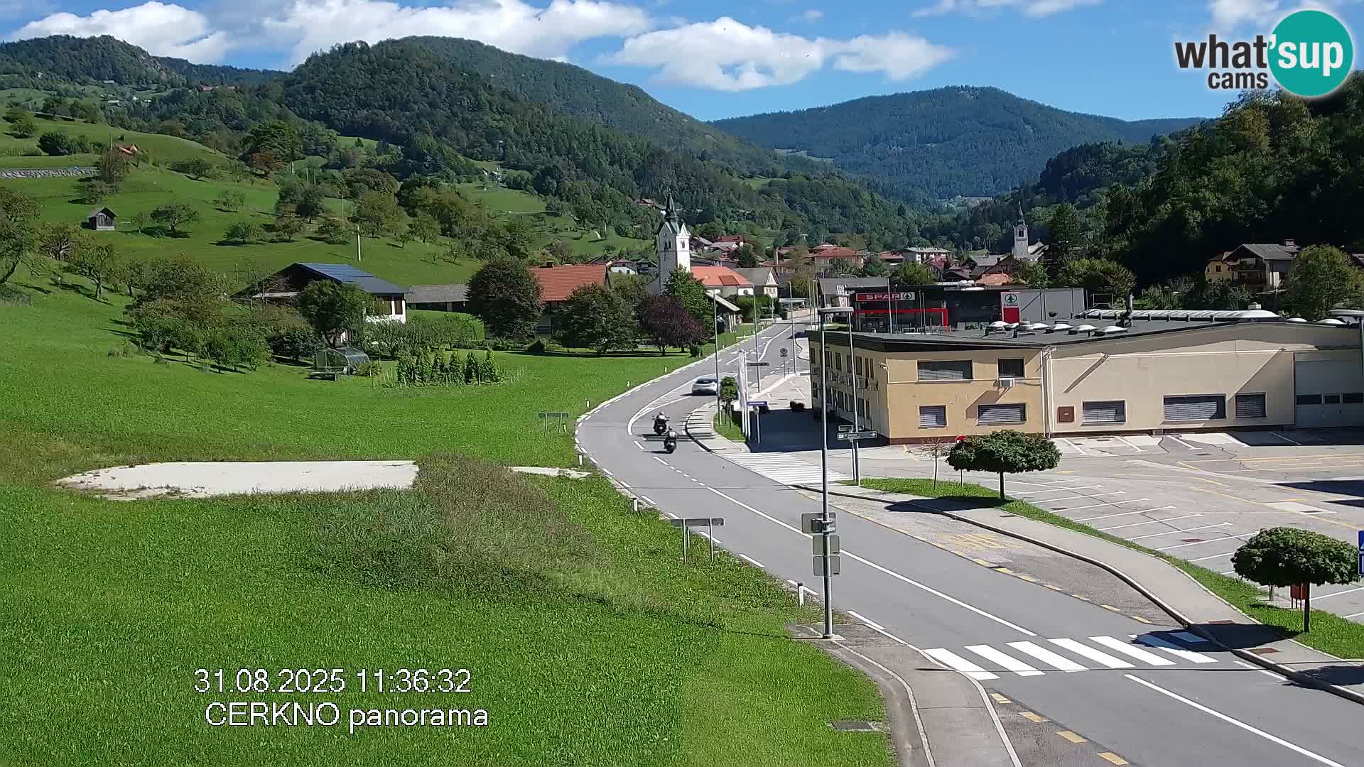 Webcam Ingresso Città di Cerkno