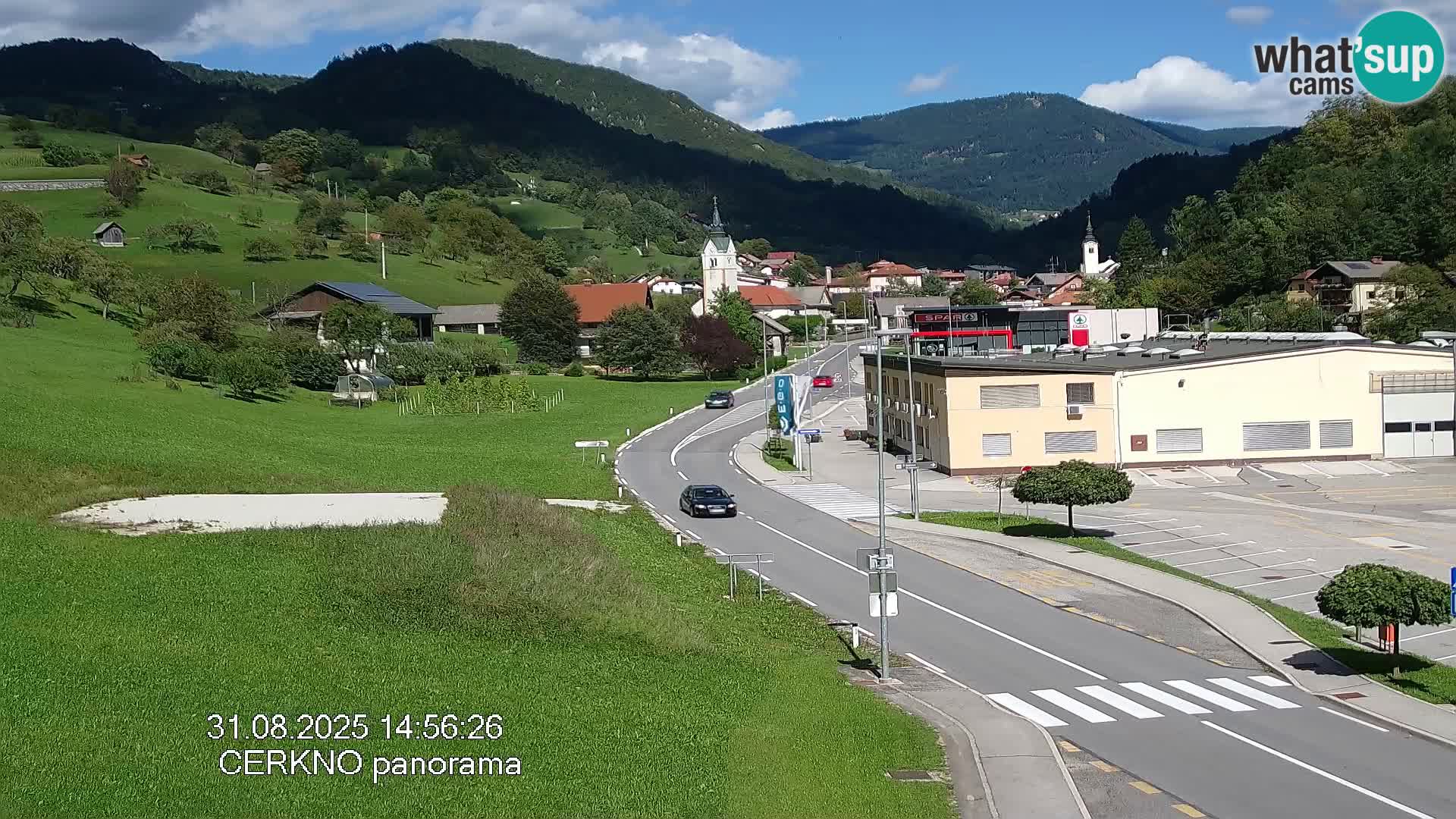 Cerkno Stadteingang Live-Webcam