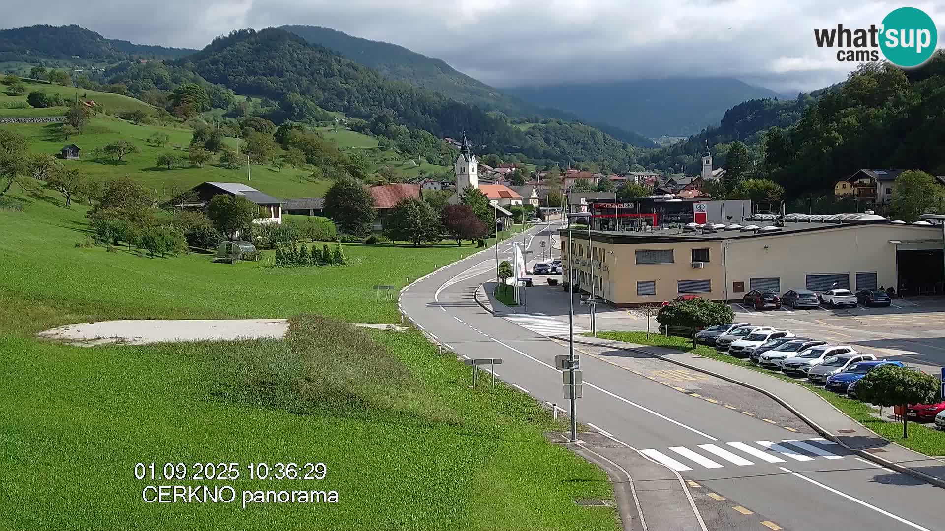 Cerkno Stadteingang Live-Webcam