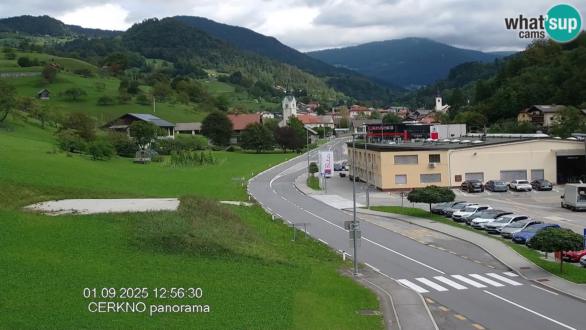 Cerkno Stadteingang Live-Webcam