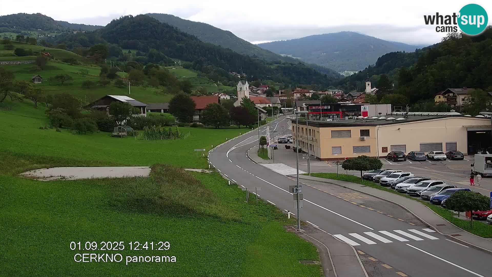 Cerkno ulaz u grad – Kamera uživo