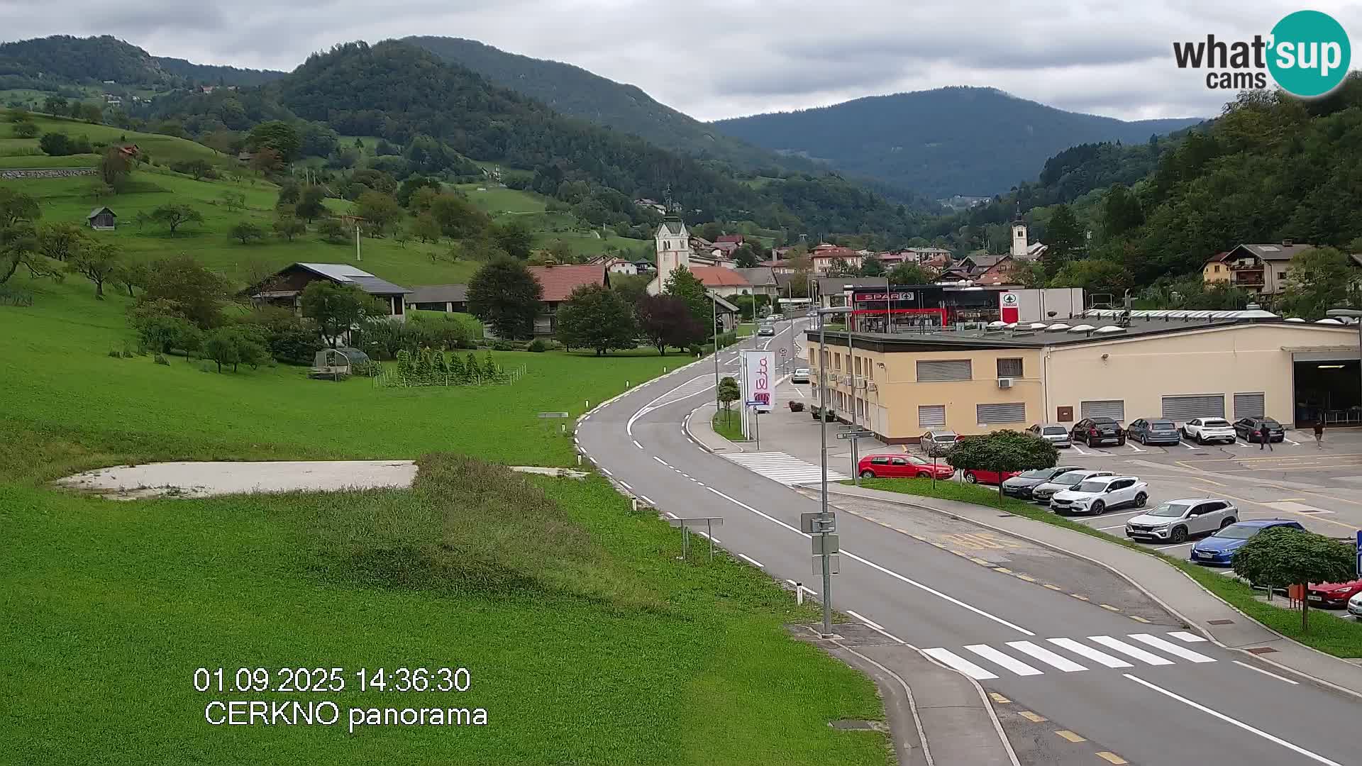 Cerkno ulaz u grad – Kamera uživo