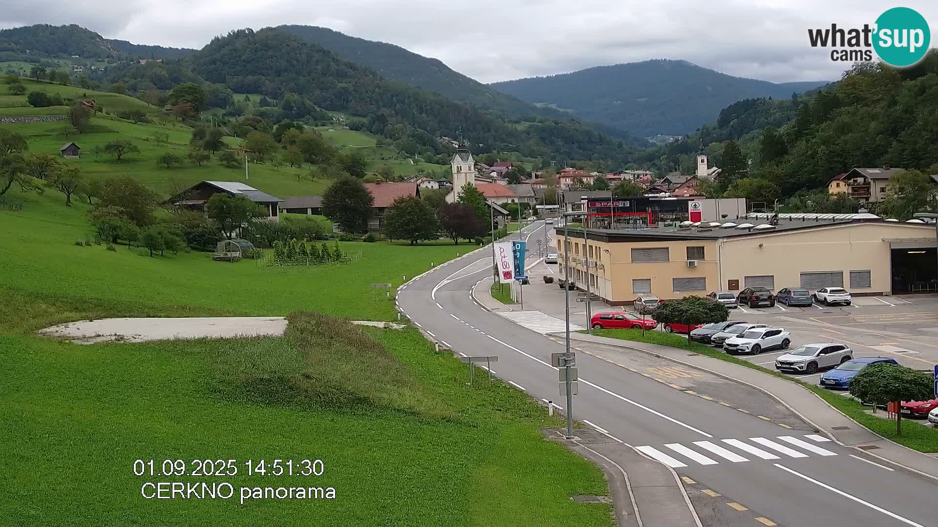 Cerkno Stadteingang Live-Webcam