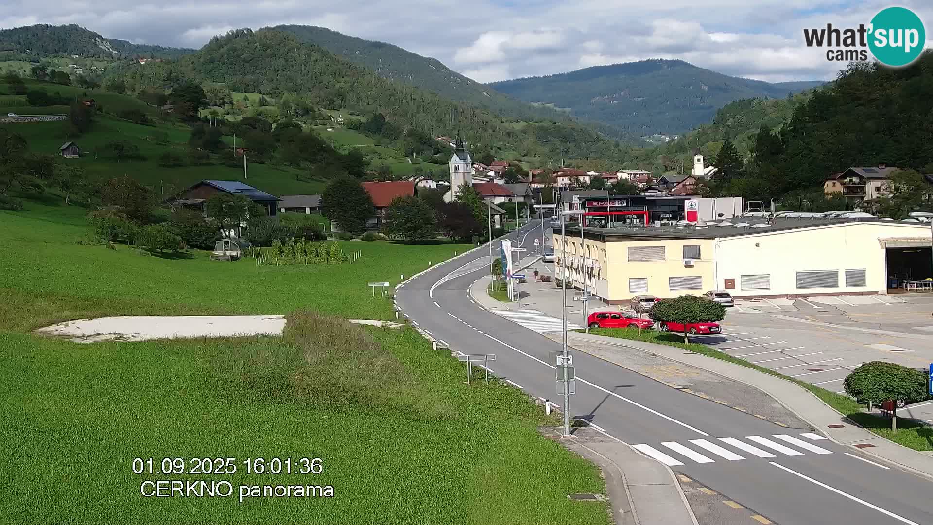 Webcam Ingresso Città di Cerkno