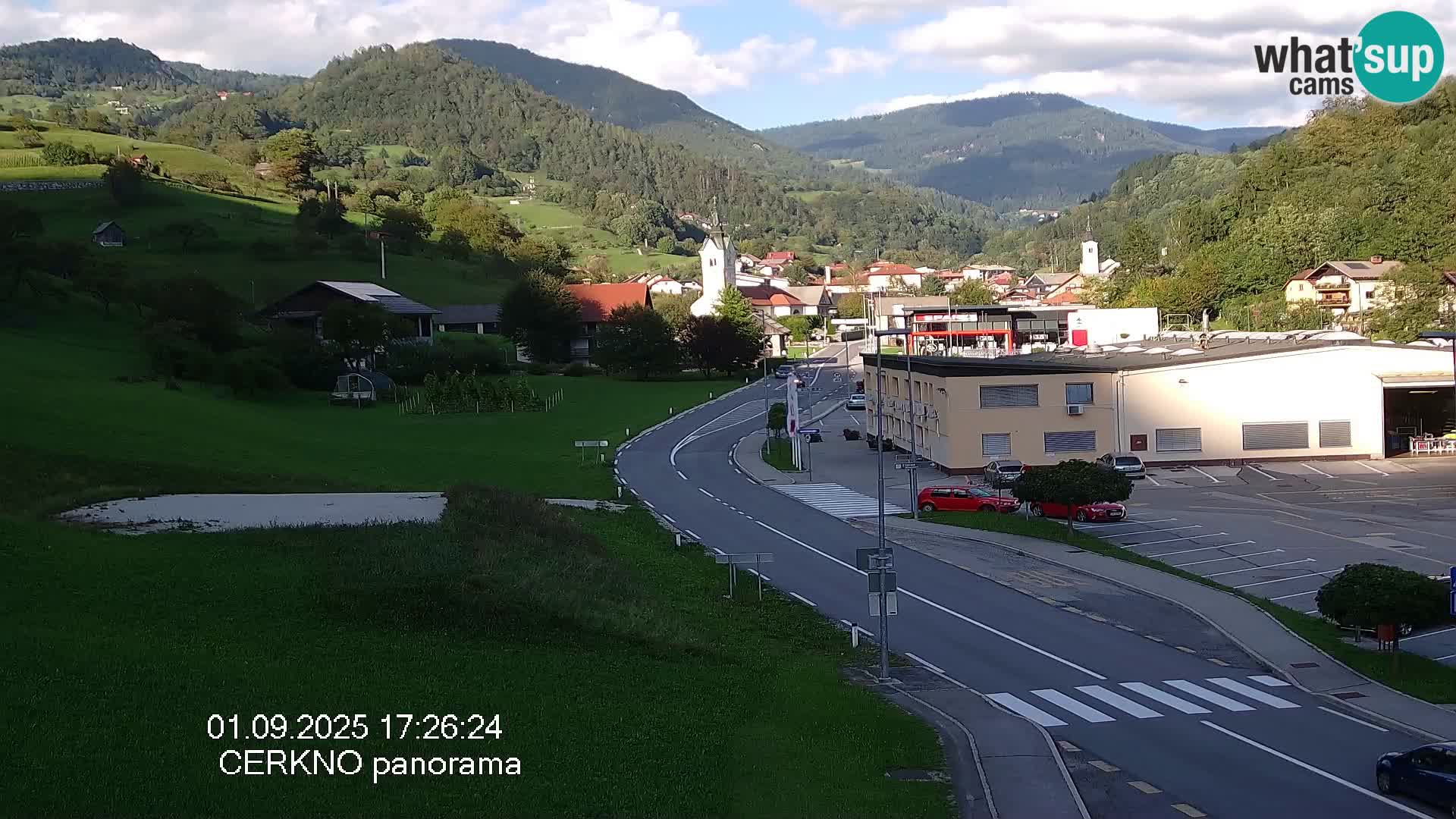 Cerkno Stadteingang Live-Webcam
