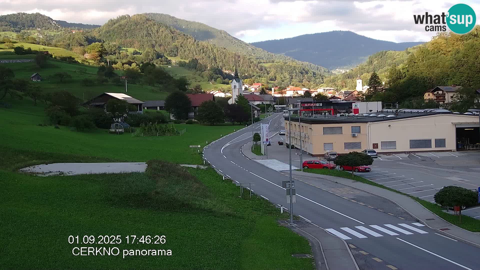 Cerkno ulaz u grad – Kamera uživo