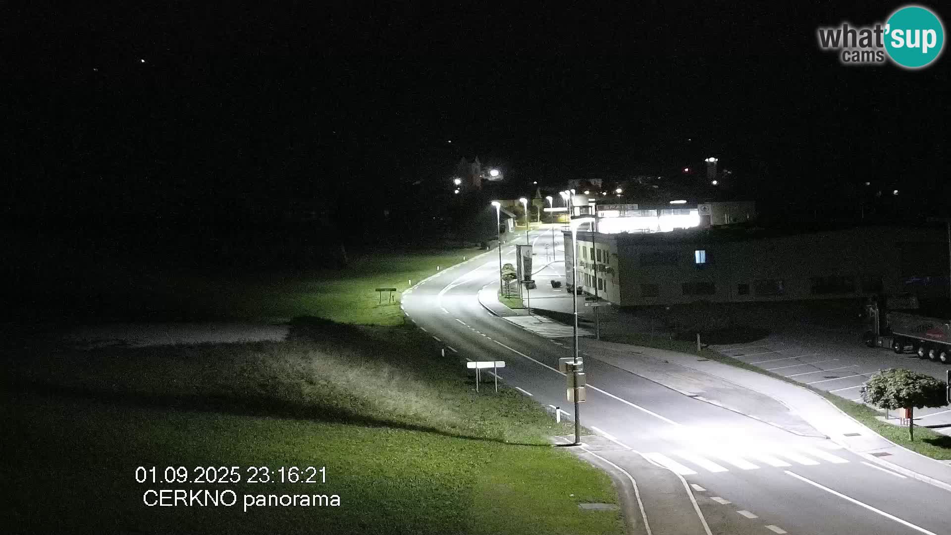 Cerkno entrada a la ciudad Webcam en vivo