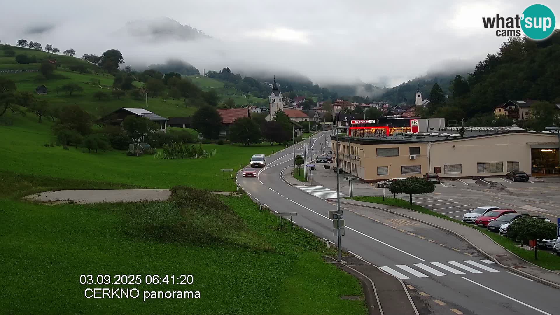 Cerkno ulaz u grad – Kamera uživo