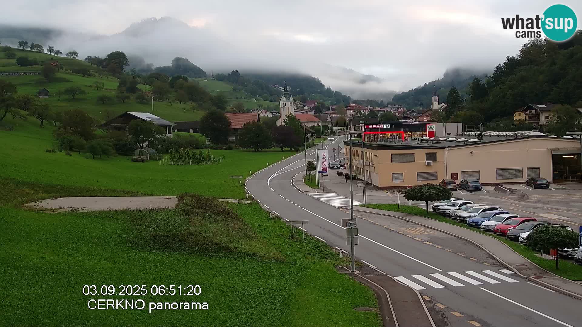 Cerkno Stadteingang Live-Webcam