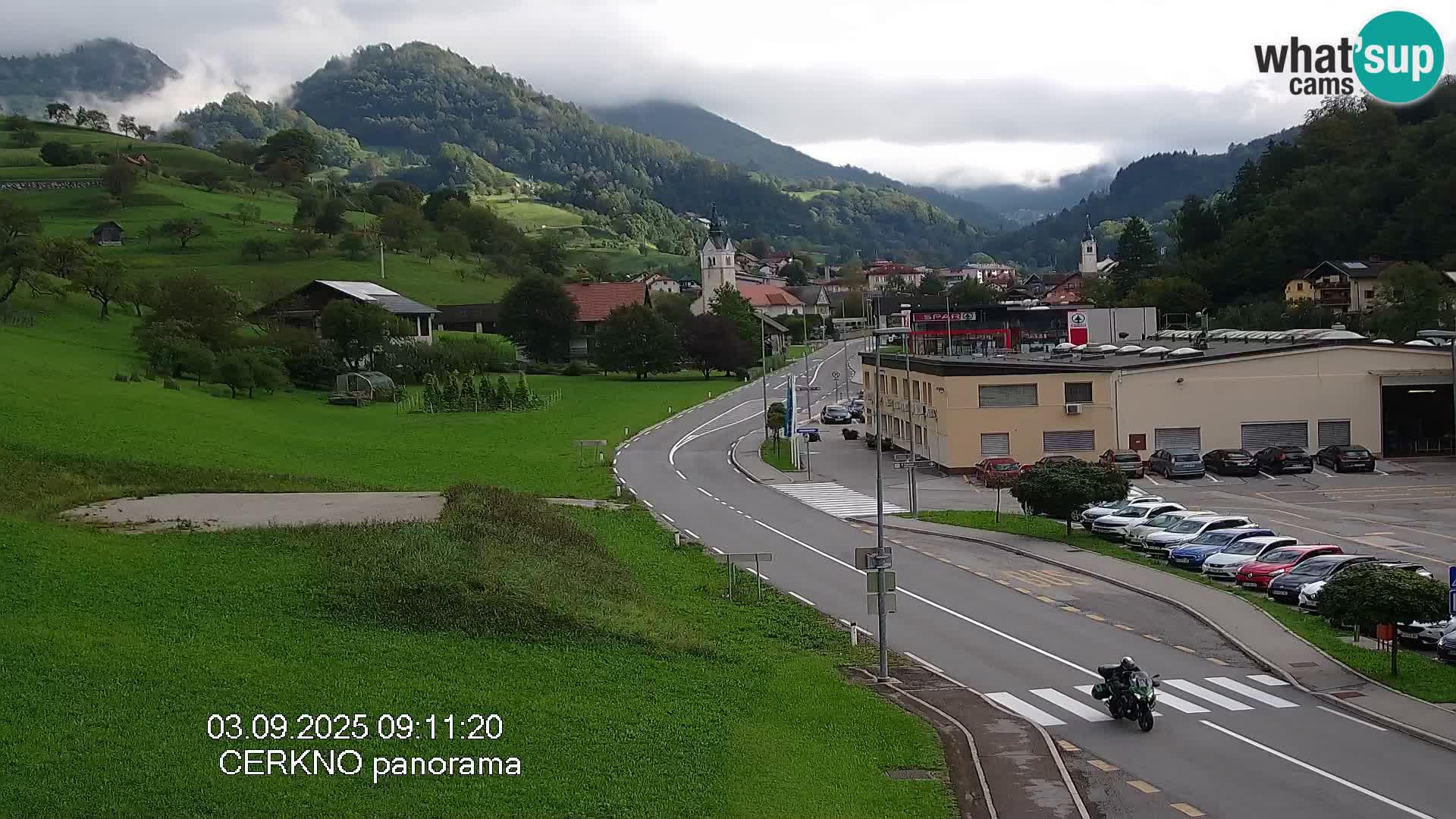 Cerkno Stadteingang Live-Webcam