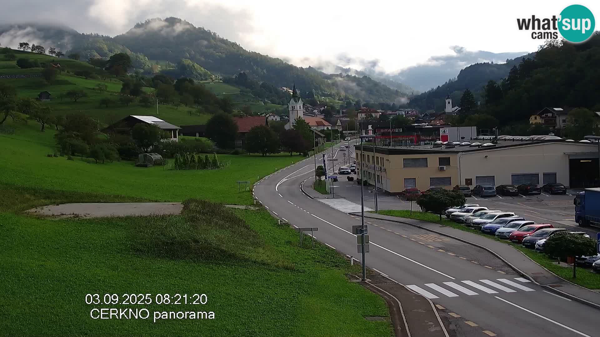 Cerkno ulaz u grad – Kamera uživo