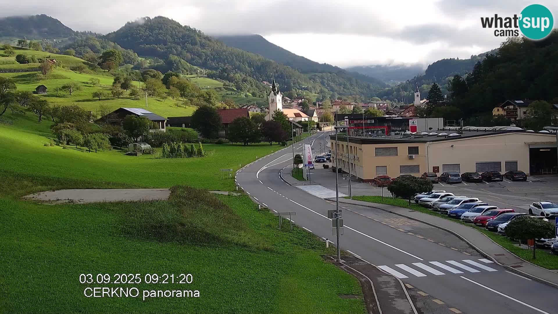 Cerkno ulaz u grad – Kamera uživo