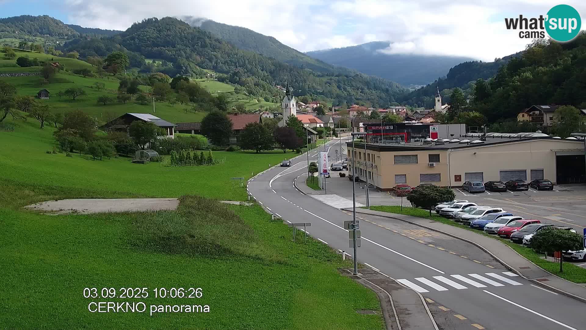 Webcam Ingresso Città di Cerkno