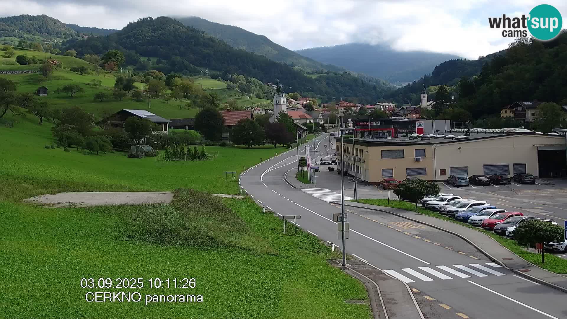 Cerkno Stadteingang Live-Webcam