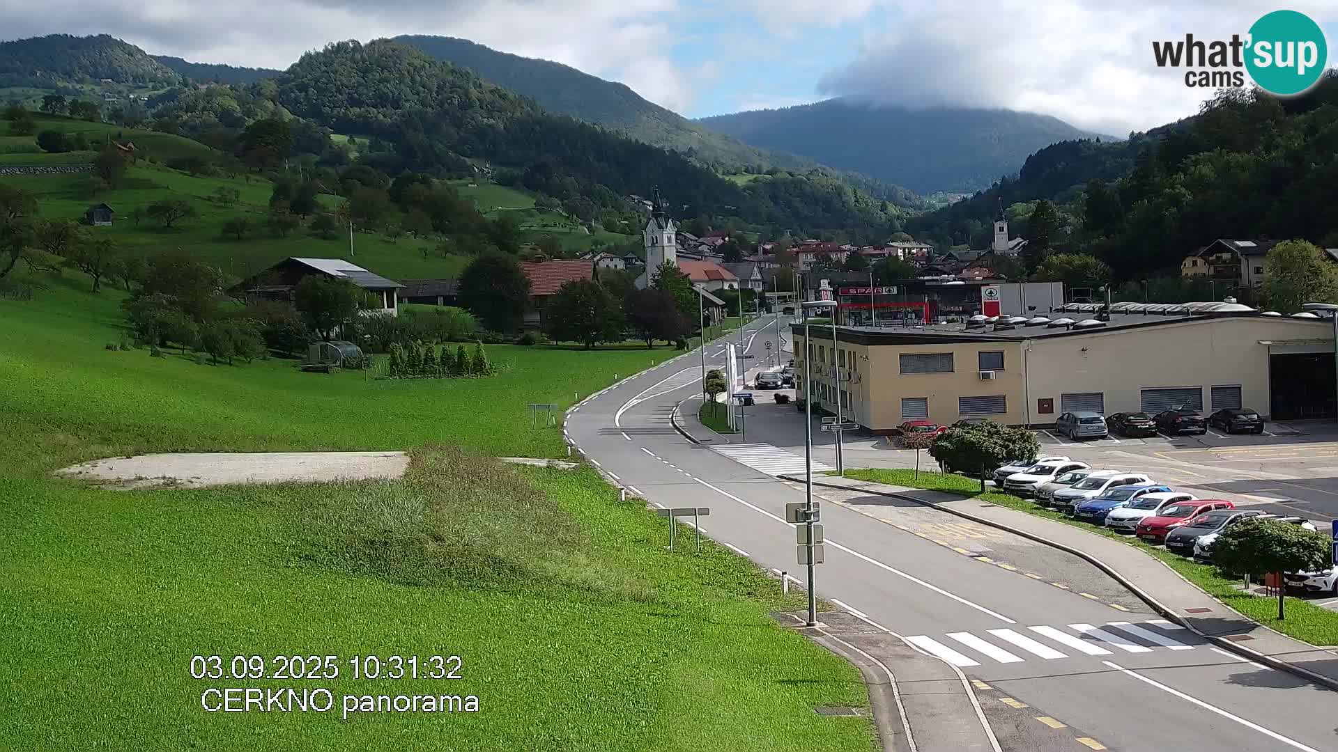 Webcam Ingresso Città di Cerkno