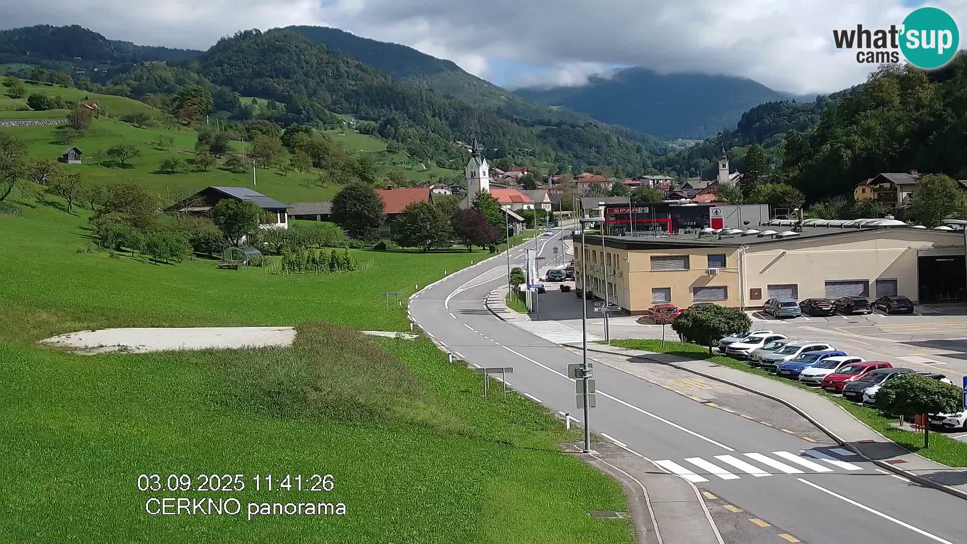 Cerkno ulaz u grad – Kamera uživo