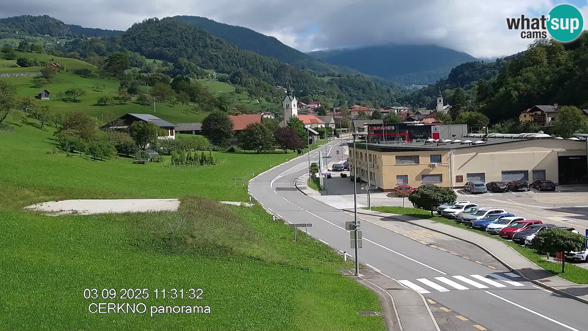 Cerkno ulaz u grad – Kamera uživo