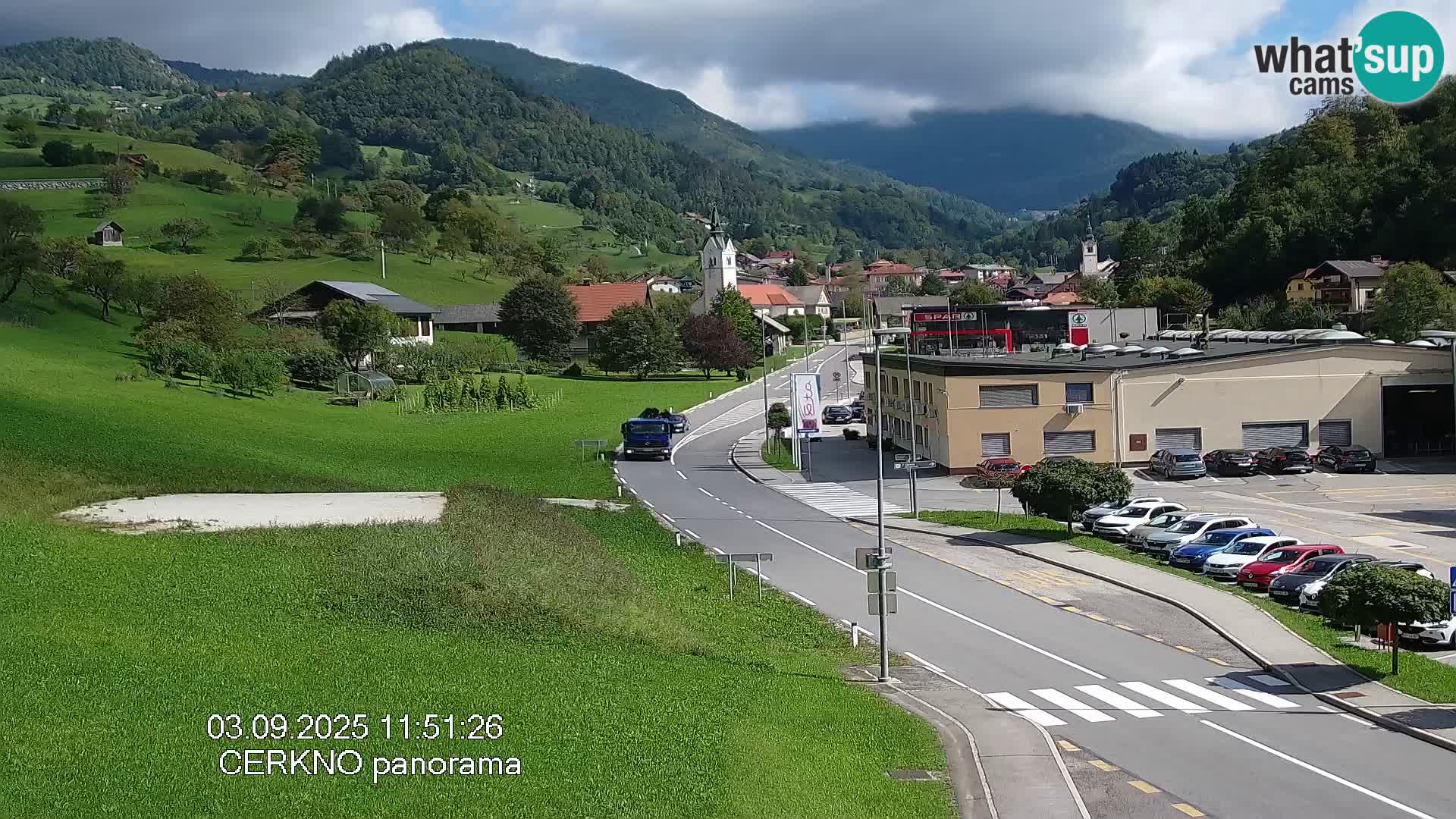 Cerkno Stadteingang Live-Webcam